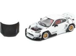 Toyota Pandem GR86 White with Carbon Hood