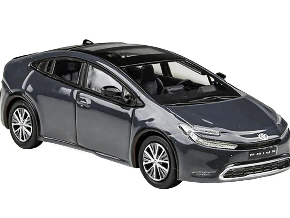2023 Toyota Prius Guardian Gray 1/64 Diecast Model Car by Paragon Models