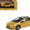 2023 Toyota Prius Maximum Yellow with Black Top and Sun Roof 1/64 Diecast Model Car by Paragon Models