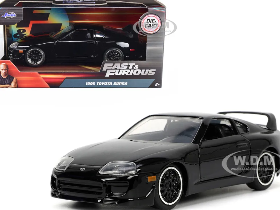1995 Toyota Supra Black Fast Furious Movie 1/32 Diecast Model Car Jada 33381