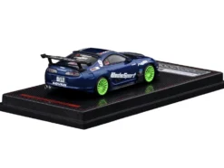 Toyota Supra (JZA80) RZ RHD (Right Hand Drive) #9 "WedsSport" Blue Metallic with Graphics 1/64 Diecast Model Car by Ignition Model
