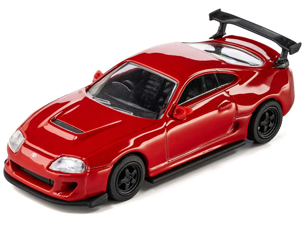 1995 Toyota Supra RHD (Right Hand Drive) Red "Collection" Series 1/64 Diecast Model Car by Majorette