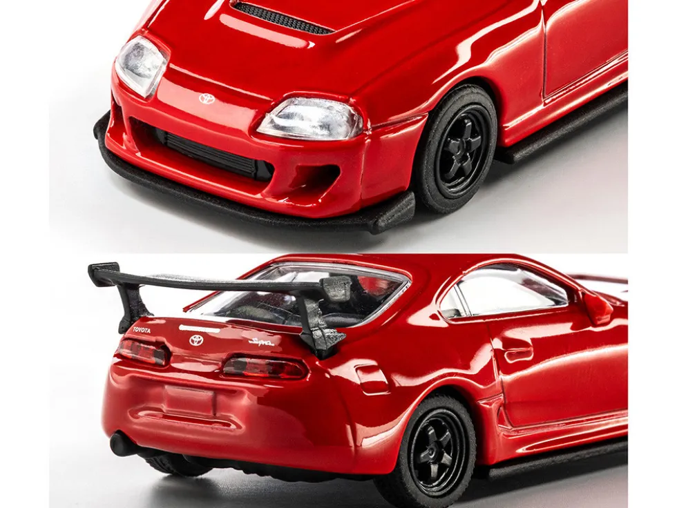 1995 Toyota Supra RHD (Right Hand Drive) Red "Collection" Series 1/64 Diecast Model Car by Majorette