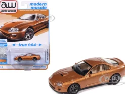 1998 Toyota Supra Sedona Sunset Bronze Metallic "Modern Muscle" Series 1/64 Diecast Model Car by Auto World