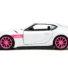 2020 Toyota Supra White Metallic with Pink Wheels Pink Slips Series 1/32 Diecast Model Car Jada 34664