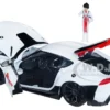 2020 Toyota Supra White Rick Hunter Diecast Figurine Robotech Hollywood Rides Series 1/24 Diecast Model Car Jada 33685