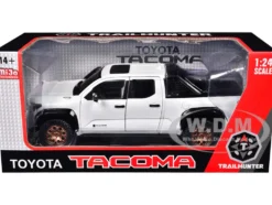 2024 Toyota Tacoma Trailhunter Edition Pickup Truck White Metallic 1/24 Diecast Model Car