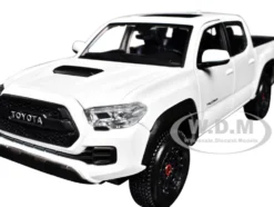 2023 Toyota Tacoma TRD PRO Pickup Truck White with Sunroof "Special Edition" Series 1/27 Diecast Model Car by Maisto