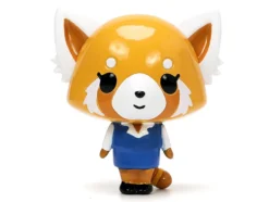 1986 Toyota Trueno AE86 RHD Right Hand Drive #25 White Graphics Aggretsuko Diecast Figure Aggretsuko Anime Hollywood Rides Series 1/24 Diecast Model Car by Jada 33725