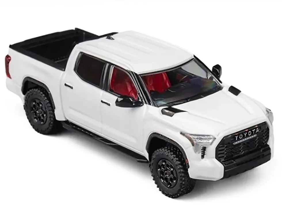 Toyota Tundra Pickup Truck White 1/64 Diecast Model Car by CM Model