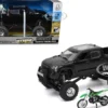 Toyota Tundra Pro Pickup Truck Black and Kawasaki KX 250 Motorcycle Green and White "Xtreme Off-Road" Series 1/32 Diecast Models by New Ray