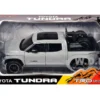 2023 Toyota Tundra TRD 4x4 Pickup Truck Cement Gray with Sunroof and Wheel Rack 1/24 Diecast Model Car