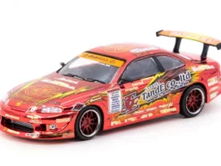 Toyota VERTEX Ridge TE3006 Soarer RHD (Right Hand Drive) Chrome Red with Graphics "Tokyo Auto Salon 2026" "Global64" Series 1/64 Diecast Model by Tarmac Works