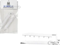 Trailer Wind Skirts for 53' Dry Vans White 1/87 (HO) Plastic Model Car by HO Logistics