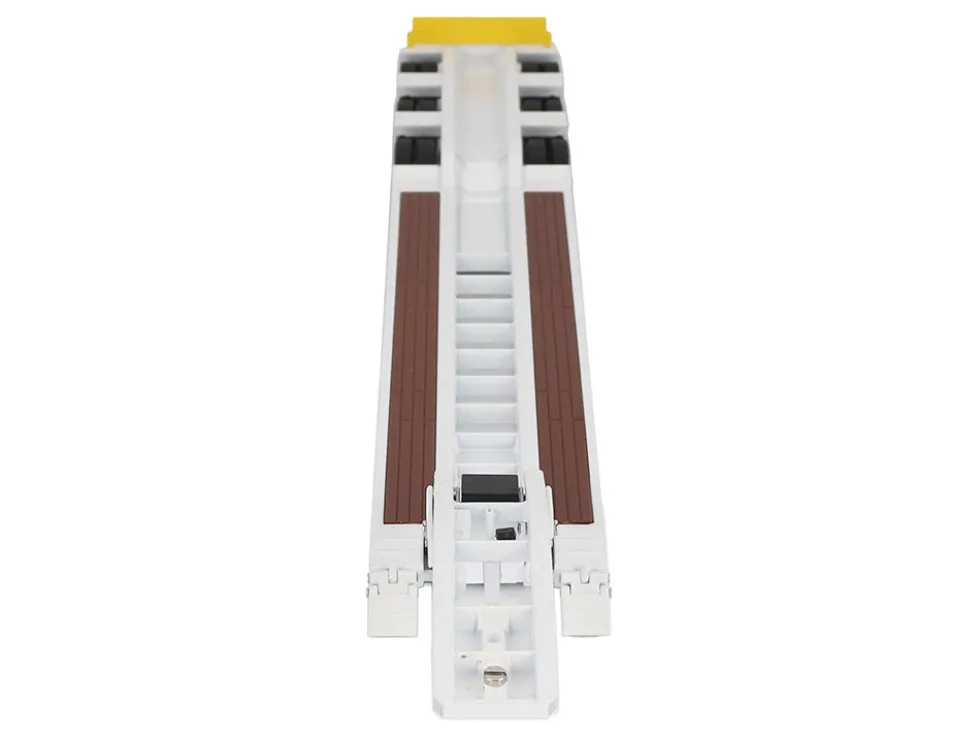 Trail King TK120 Hydraulic Detachable Gooseneck Lowboy Trailer White (Regular Version) "Transport Series" 1/50 Diecast Model by Diecast Masters