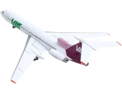 Tupolev TU-154M Commercial Aircraft "Air Via" (LZ-MIG) White with Red Tail 1/200 Diecast Model Airplane by Herpa
