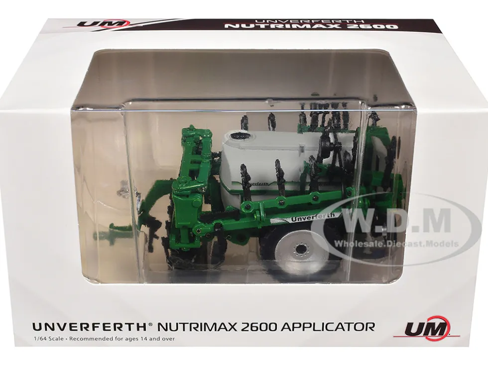 Unverferth NutriMax 2600 Applicator with Dual Wheels Green 1/64 Diecast Model by SpecCast