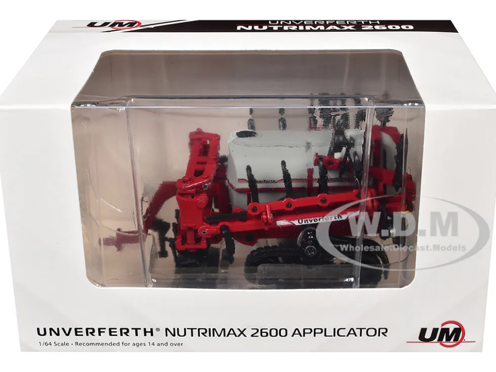 Unverferth NutriMax 2600 Applicator with Tracks Red 1/64 Diecast Model by SpecCast