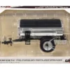 Unverferth Pro-Force 1850 Dry Fertilizer Applicator with Dual Wheels Silver Metallic 1/64 Diecast Model by SpecCast
