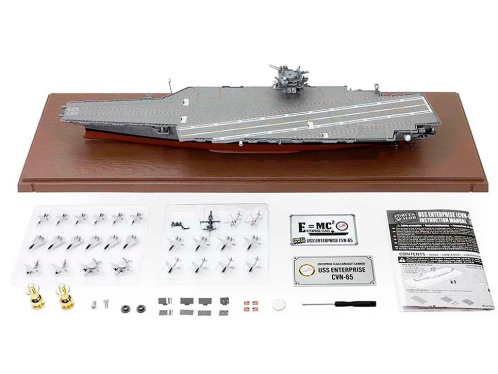 USS Enterprise (CVN-65) Enterprise-Class Aircraft Carrier United States Navy "Full Hull Edition" Series 1/700 Diecast Model by Forces of Valor