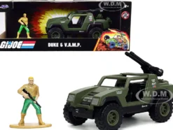 V.A.M.P. Olive Green Duke Diecast Figurine G.I. Joe Hollywood Rides Series 1/32 Diecast Model Car Jada 33083
