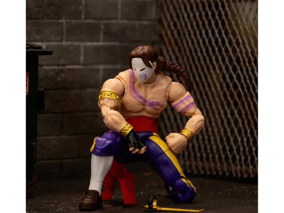 Vega 6" Moveable Figure with Alternate Head and Limbs "Ultra Street Fighter II: The Final Challengers" (2017) Video Game Model by Jada