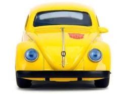 Volkswagen Beetle "Bumblebee" Yellow "Transformers" "Hollywood Rides" Series 1/32 Diecast Model Car by Jada