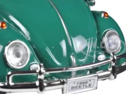 1966 Volkswagen Beetle Green 1/24 Diecast Model Car Motormax 73223 grn
