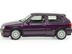 1994 Volkswagen Golf MKIII VR6 Purple Metallic 1/43 Diecast Model Car by Solido