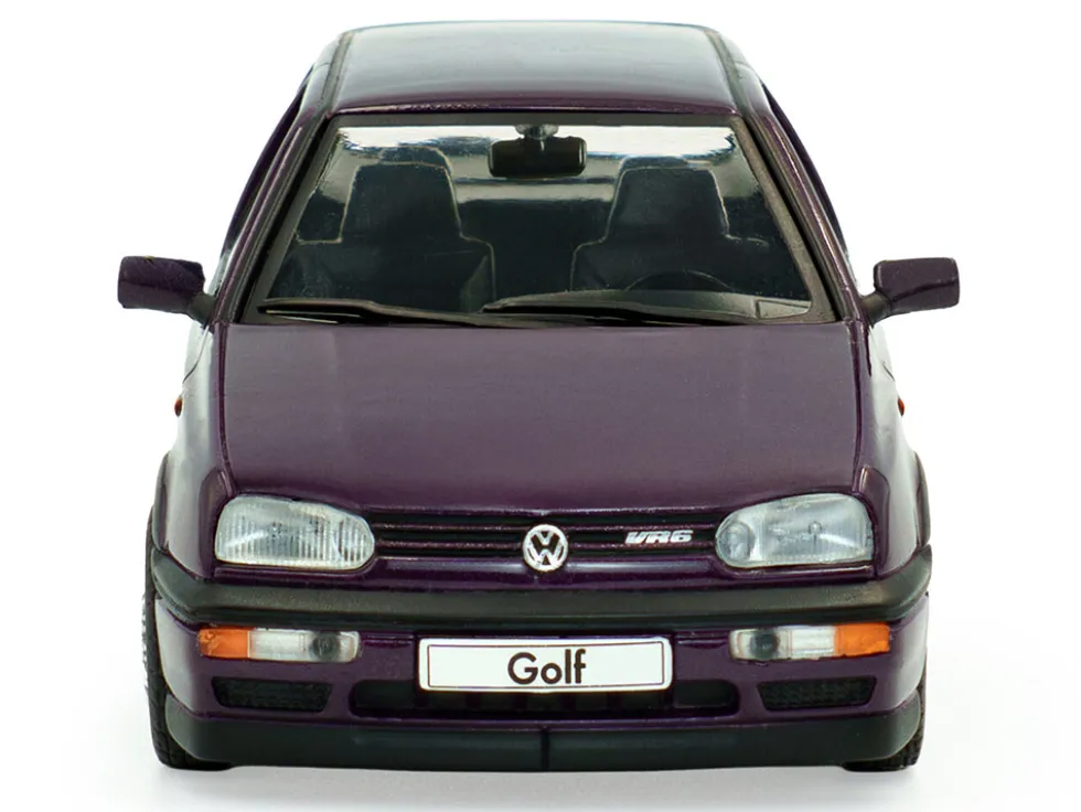1994 Volkswagen Golf MKIII VR6 Purple Metallic 1/43 Diecast Model Car by Solido