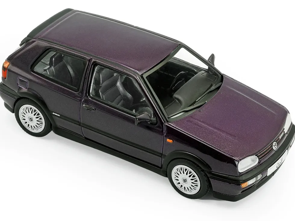 1994 Volkswagen Golf MKIII VR6 Purple Metallic 1/43 Diecast Model Car by Solido