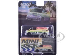 Volkswagen ID. Buzz Van Prototype "Rainbow" Limited Edition 1/64 Diecast Model Car by Mini GT