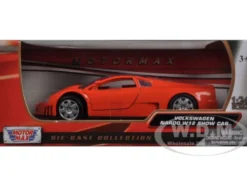 Volkswagen Nardo W12 Orange 1/24 Diecast Car Model Motormax 73241