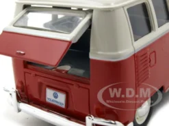 Volkswagen Samba Bus Red 1/25 Diecast Model Car Maisto 31956