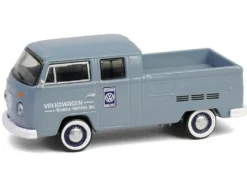 1978 Volkswagen Type 2 Double Cab Pickup Truck "Volkswagen Service" Gray "Club Vee-Dub" Series 20 1/64 Diecast Model Car by Greenlight