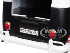 Volkswagen Type 2 T1 Delivery Van with Flames 1/24 Diecast Car Model Motormax 79566