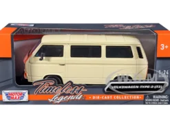 Volkswagen Type 2 T3 Van Beige Timeless Legends Series 1/24 Diecast Model Car Motormax 79376