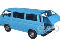 Volkswagen Type 2 T3 Van Blue Timeless Legends Series 1/24 Diecast Model Car Motormax 79376