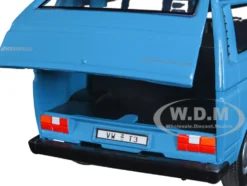 Volkswagen Type 2 T3 Van Blue Timeless Legends Series 1/24 Diecast Model Car Motormax 79376