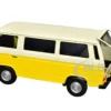 Volkswagen Type 2 (T3) Van Yellow and Beige "Timeless Legends" Series 1/24 Diecast Model Car by Motormax