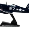 Vought F4U Corsair Fighter Aircraft #167 VF 84 Wolf Gang United States Navy 1/100 Diecast Model Airplane Postage Stamp PS5356-4