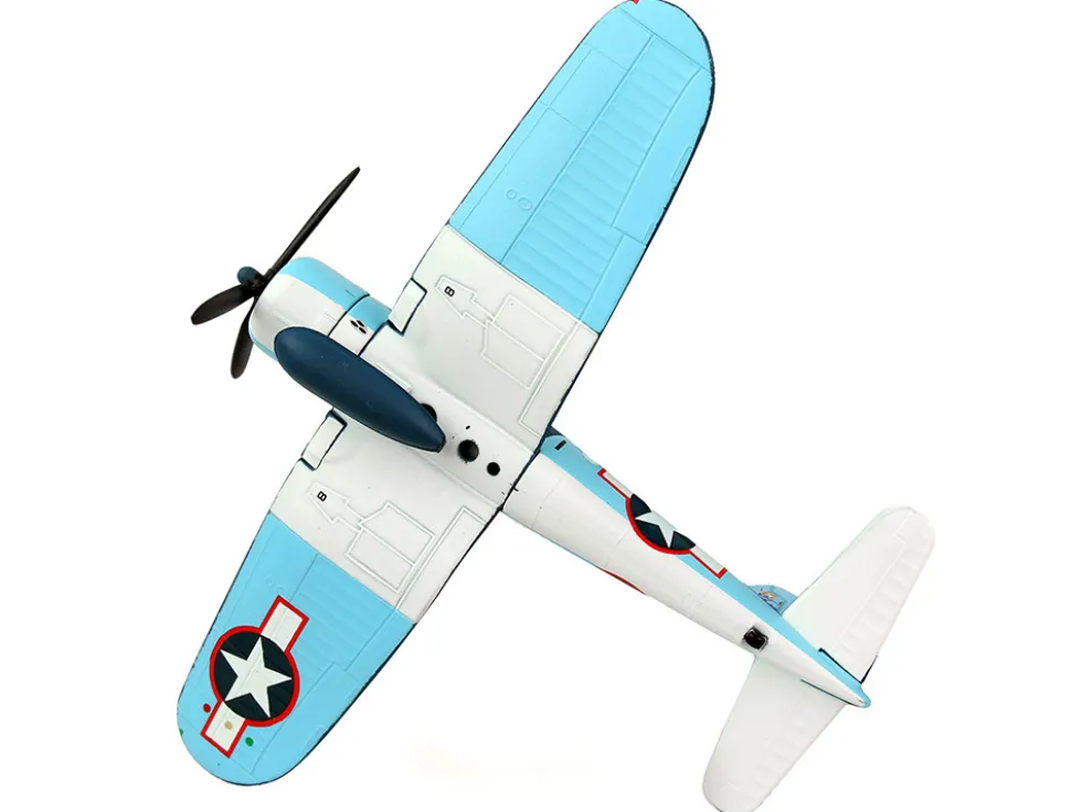 Vought F4U Corsair Fighter Aircraft VMF 422 First Lieutenant Robert Cowboy Stout United States Navy 1/100 Diecast Model Airplane Postage Stamp PS5356-2