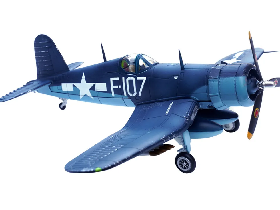 Vought F4U 1D Corsair Fighter Plane 1st Lt Phillip DeLong Marine Fighter Squadron VMF 224 1945 1/72 Diecast Model Airplane Legion LEG-14619LB