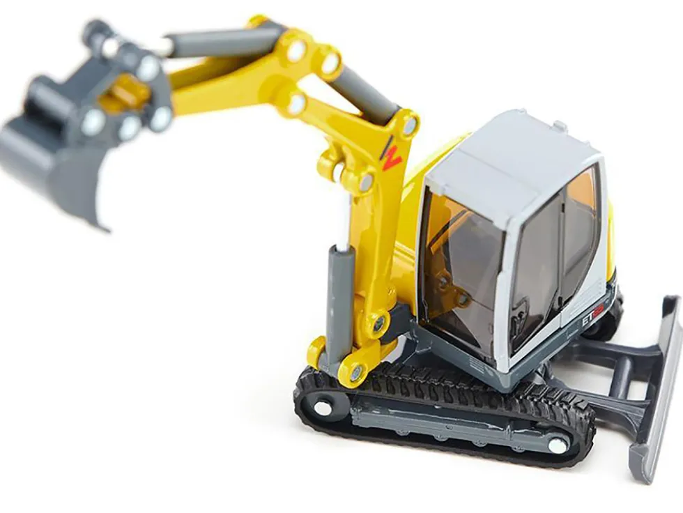 Wacker Neuson ET65 Track Excavator Yellow and Gray 1/50 Diecast Model Siku 3559