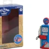 1948 Wayne 100-A Gas Pump VP Racing Fuels Blue and Gray Vintage Gas Pumps Series 13 1/18 Diecast Model Greenlight 14130A