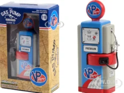 1948 Wayne 100-A Gas Pump VP Racing Fuels Blue and Gray Vintage Gas Pumps Series 13 1/18 Diecast Model Greenlight 14130A