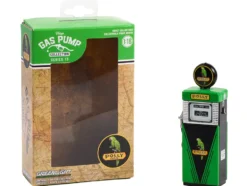 1951 Wayne 505 Gas Pump Polly Gas Green and Black Vintage Gas Pumps Series 13 1/18 Diecast Model Greenlight 14130B
