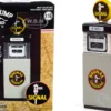 1951 Wayne 505 Gas Pump Signal Gasoline Black and Gray Vintage Gas Pumps Series 10 1/18 Diecast Model Greenlight 14100 B