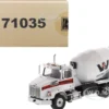 Western Star 4700 SB Concrete Mixer Truck White 1/50 Diecast Model Diecast Masters 71035