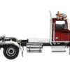 Western Star 4700 SF Tandem Day Cab Tractor Metallic Red 1/50 Diecast Model Diecast Masters 71037